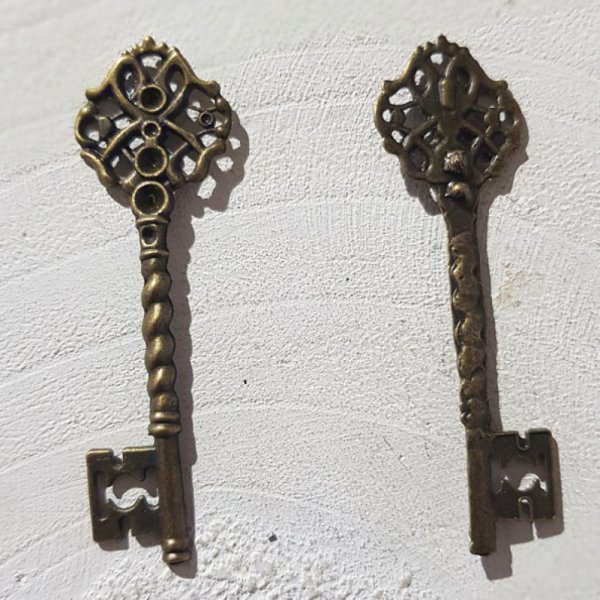 Key Charm N&deg;03 Bronze