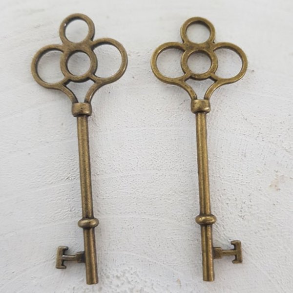 Breloque Clef N&deg;08 Bronze