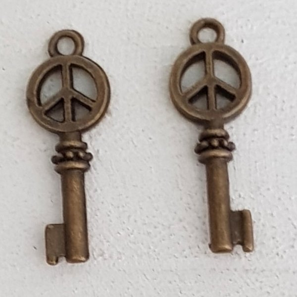 Key Charm N&deg;22 Bronze