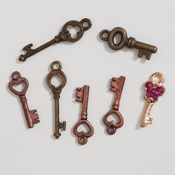 Key Charm N&deg;37 parti af 7 stykker
