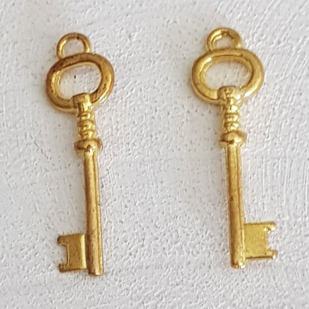 Key Charm N°40 guld