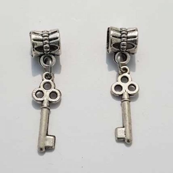 Breloque Clef N&deg;50 Argent