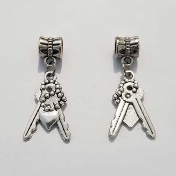 Breloque Clef N&deg;53 Argent