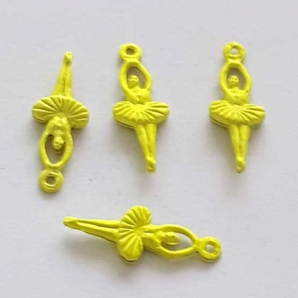 Breloque Danseuse N&deg;08 Jaune