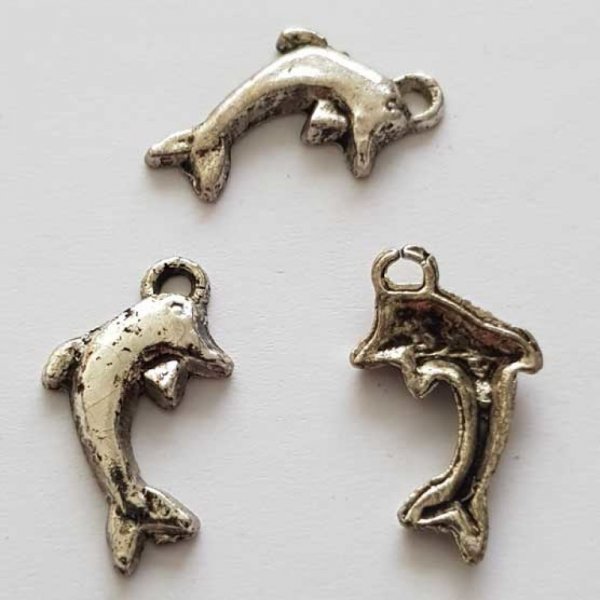 Breloque Dauphin N&deg;06 Argent