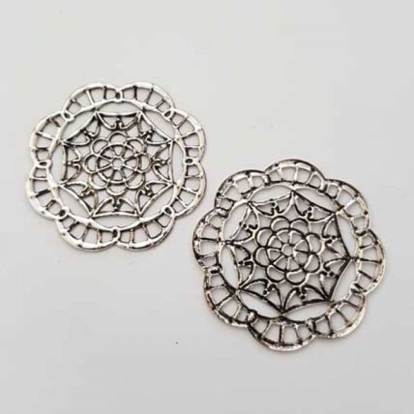 Charm Diverse N&deg;024 s&oslash;lv rund