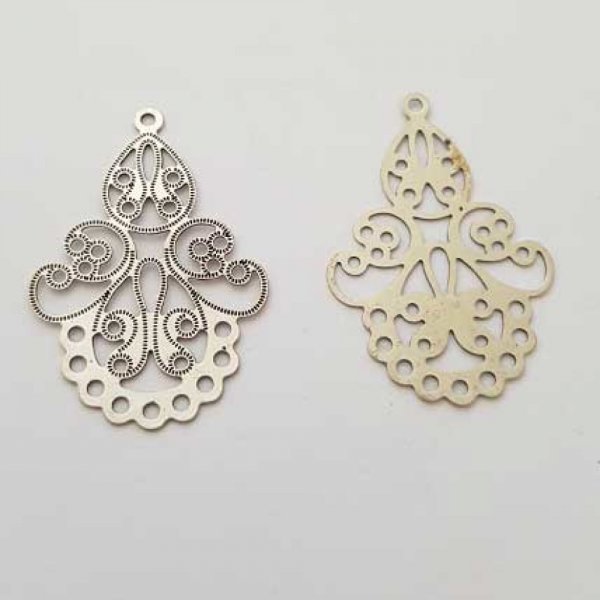 Breloque Divers N&deg;035 Connecteur Argent