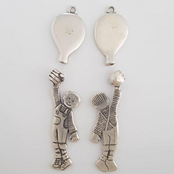 B&oslash;rnecharmet N&deg;41-01 Zamak (fors&oslash;lvet)