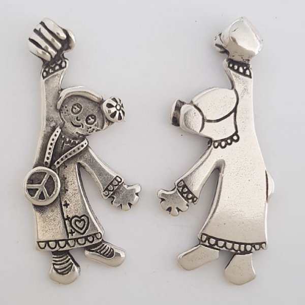 B&oslash;rnecharmet N&deg;41-02 Zamak (fors&oslash;lvet)