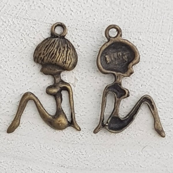 B&oslash;rnecharme N&deg;50 Pige Bronze