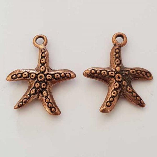 Breloque Etoile De Mer N&deg;03 Cuivre