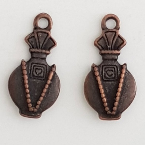 Charm parfume flaske N&deg;02 kobber