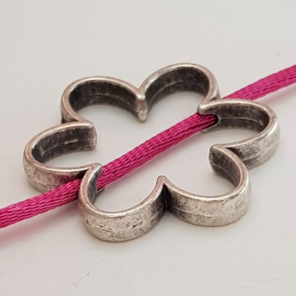 Flower charme Metal N&deg;010 S&oslash;lv