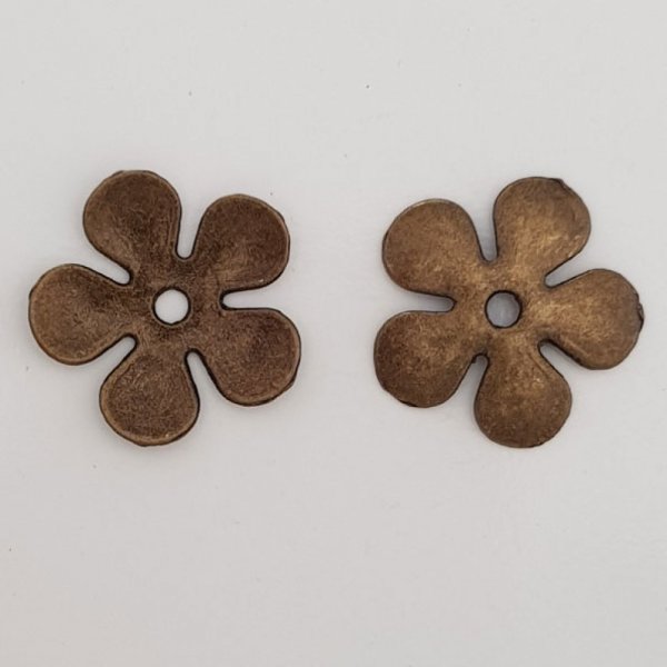 blomst charme metal N&deg;027 kobber