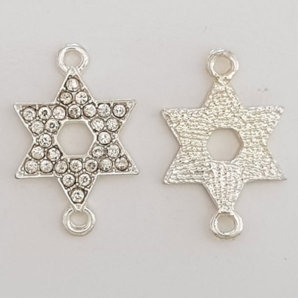 blomst charme metal N&deg;080 s&oslash;lv