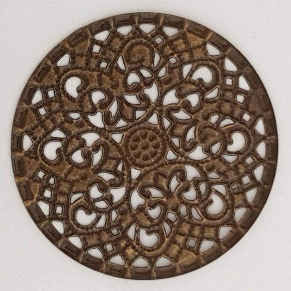 blomst charme metal N&deg;100 bronze gravering