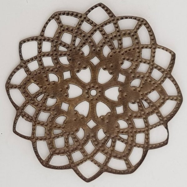 blomst charme metal N&deg;101 bronze gravering