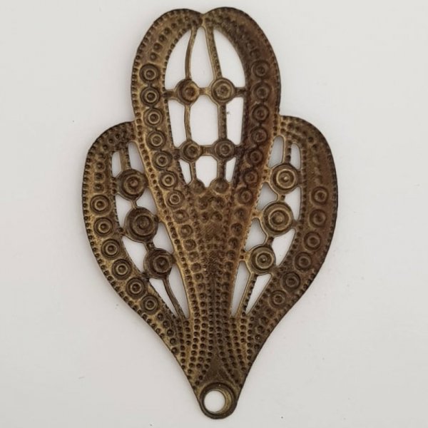 blomst charme metal N&deg;118 bronze