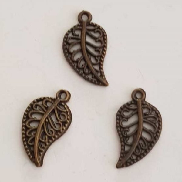 Breloque Fleur M&eacute;tal N&deg;152