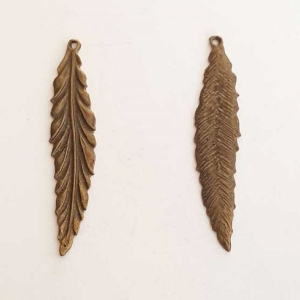 Breloque Fleur M&eacute;tal N&deg;166 Bronze