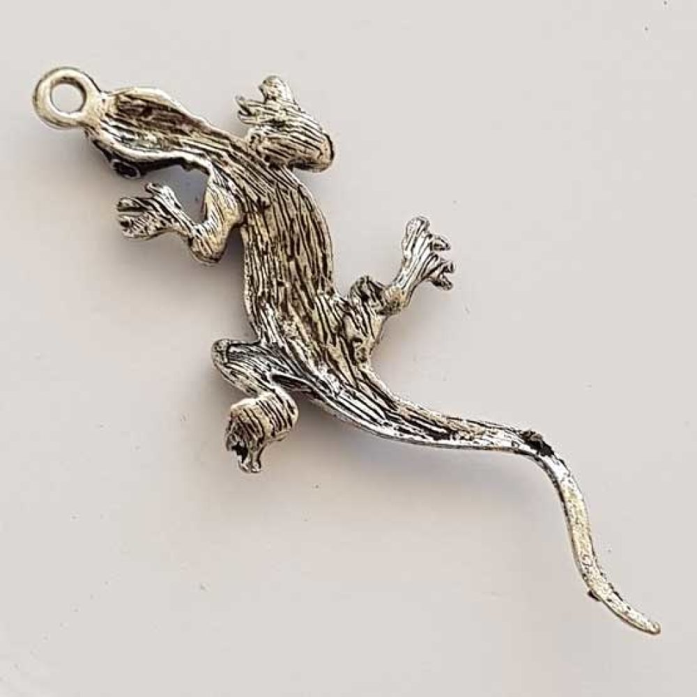 Breloque Lézard N°05 Argent