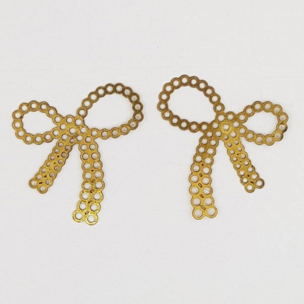 Charm butterfly N&deg;24 Charm butterflyb&aring;nd i guldmetal