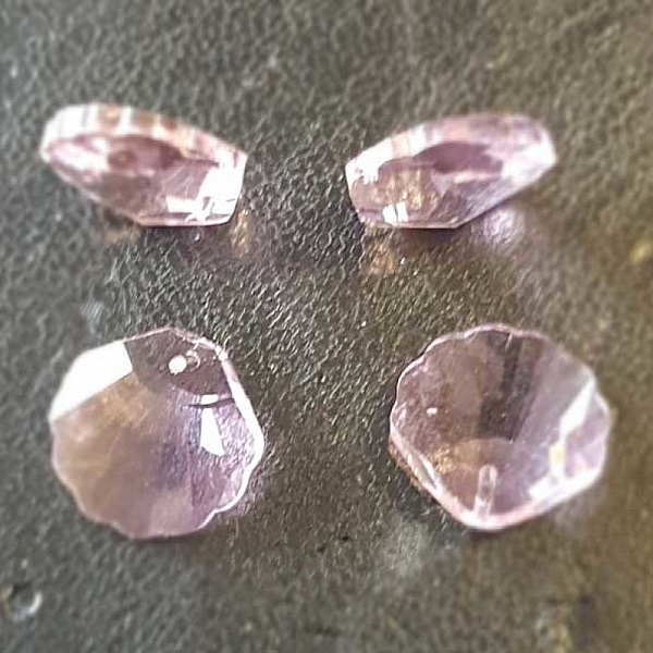 Pendel i facetteret glasskal N&deg;01-01