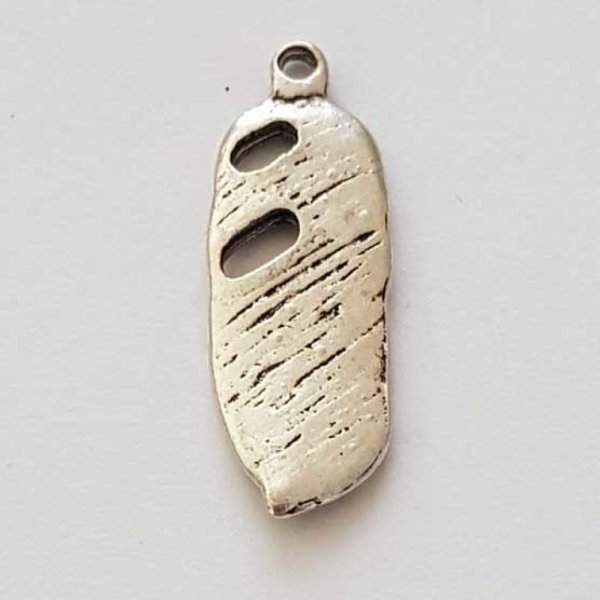 Breloque Plume N&deg;05 Argent