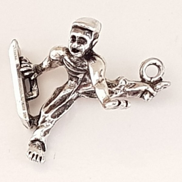 S&oslash;lv Knap Horse Sport Charm