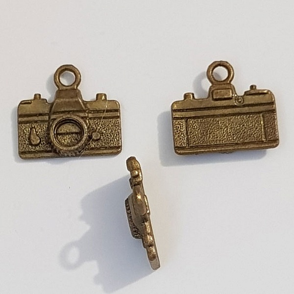 Camera charm N&deg;01 Bronze