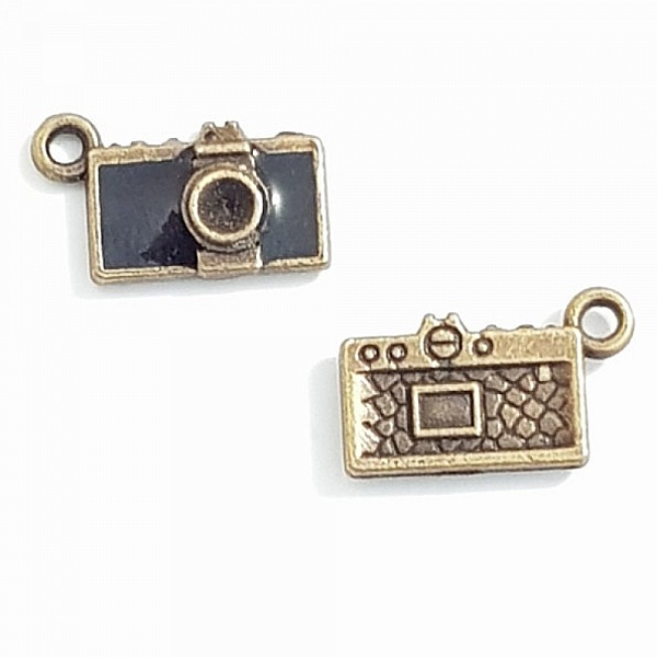 Camera charm N&deg;02 Bronze