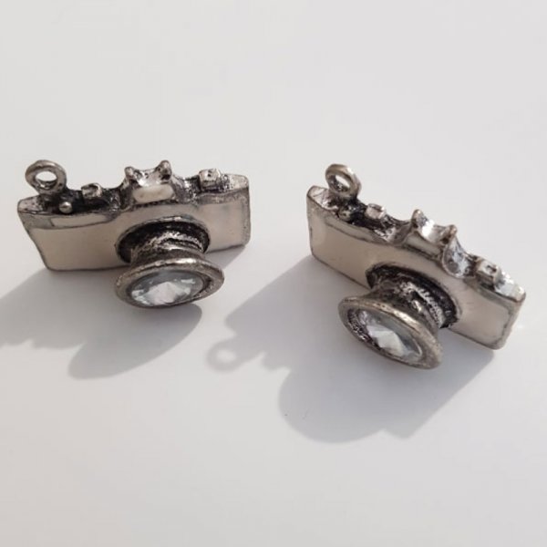 Camera charm N&deg;05 Silver