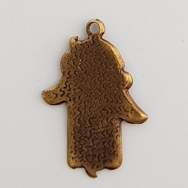 Hamsa h&aring;nd charme N&deg;03 Bronze