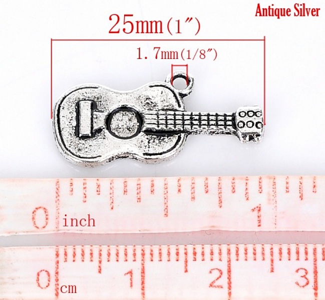 Breloque musique N&deg;38 Argent