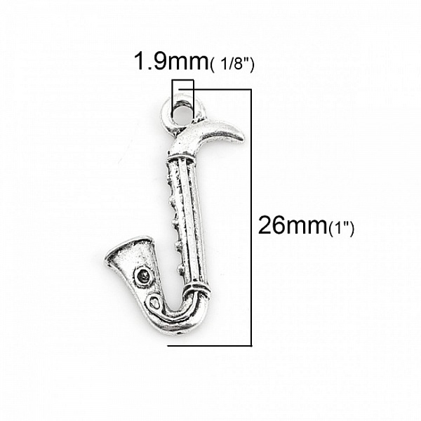 Breloque musique N&deg;51 Saxophone