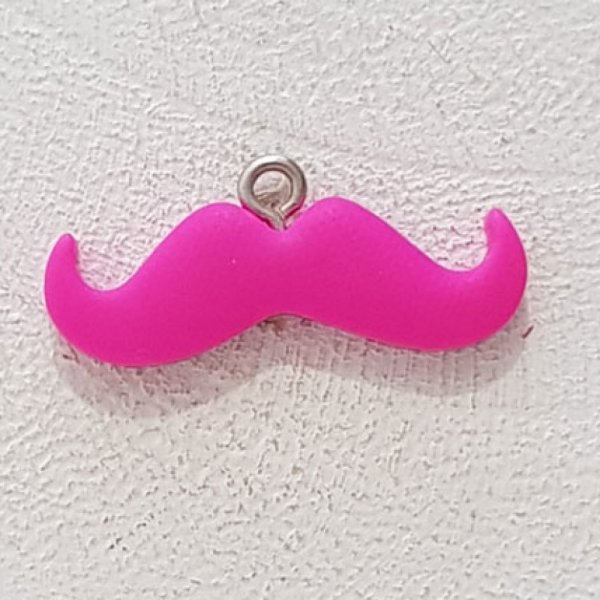Vedh&aelig;ng Moustache N&deg;06 Fushia