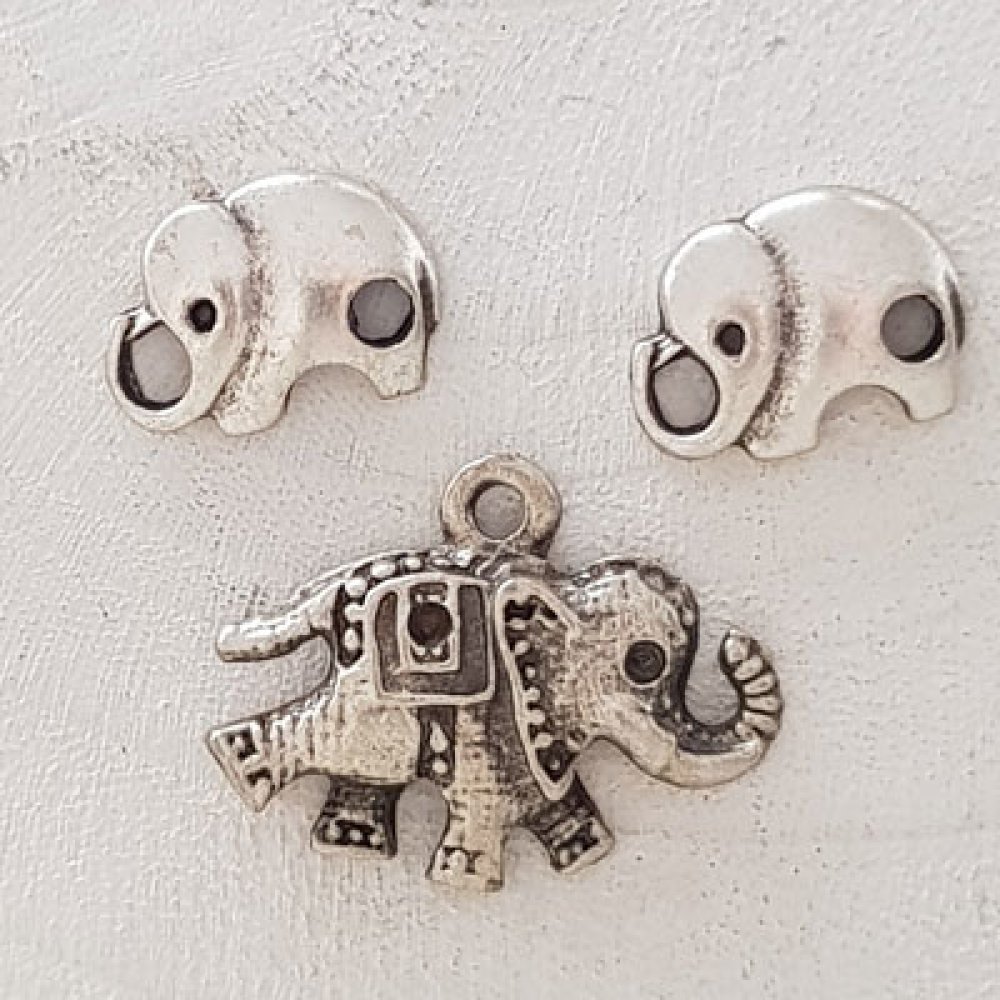 Elefant charme N°06 x 3 stk.