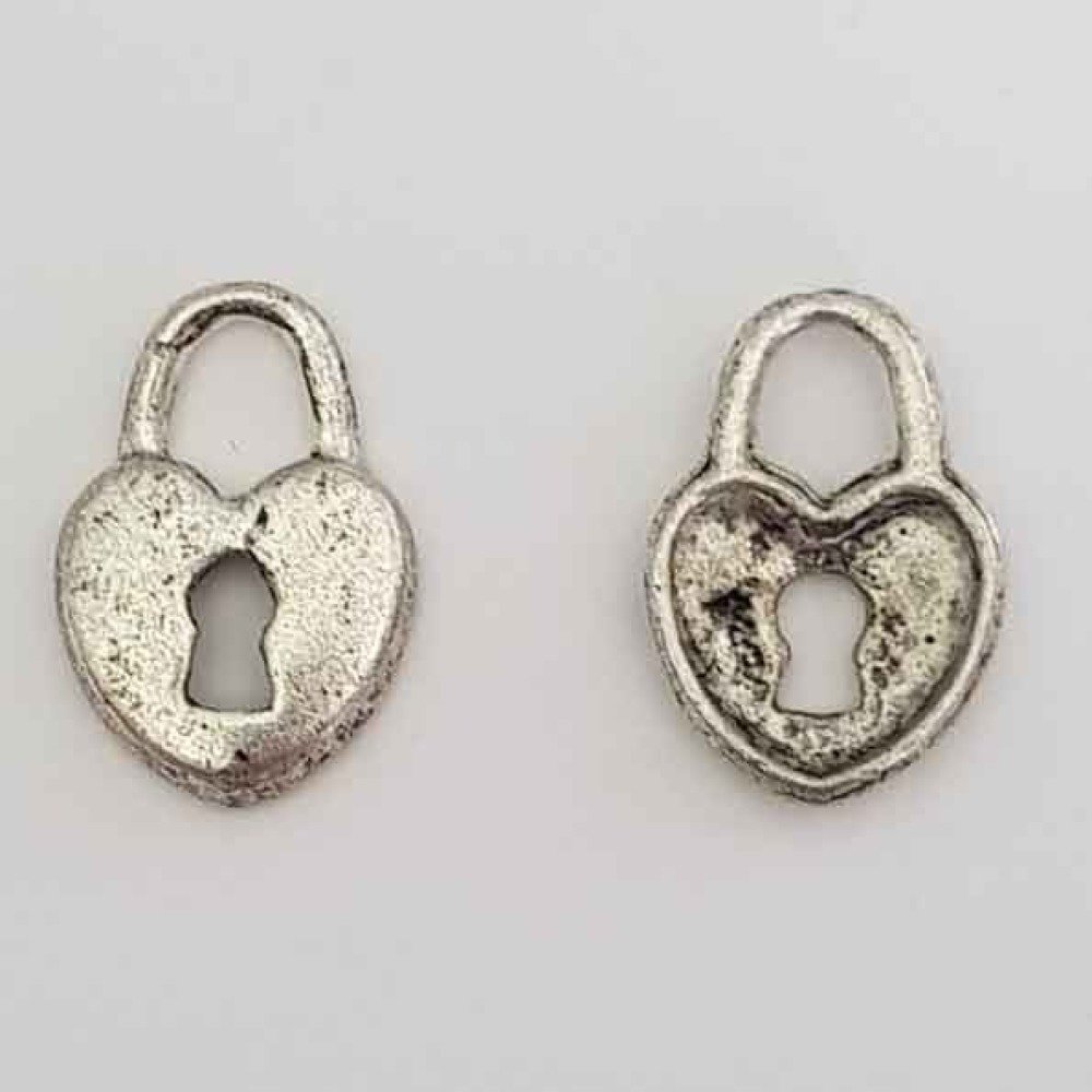 Hjerte charms N°08 x 4