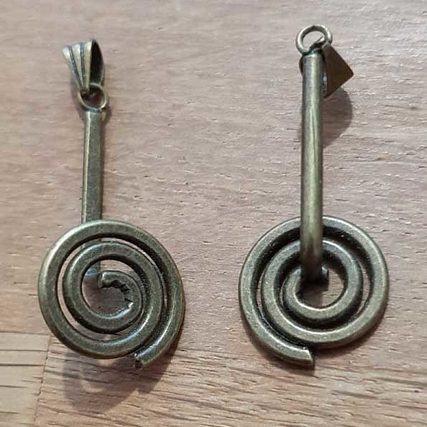 PM Bronze spiralsp&aelig;nde i bronze