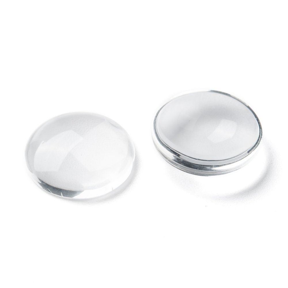 Cabochon Rund 40 mm klart glas R016-40