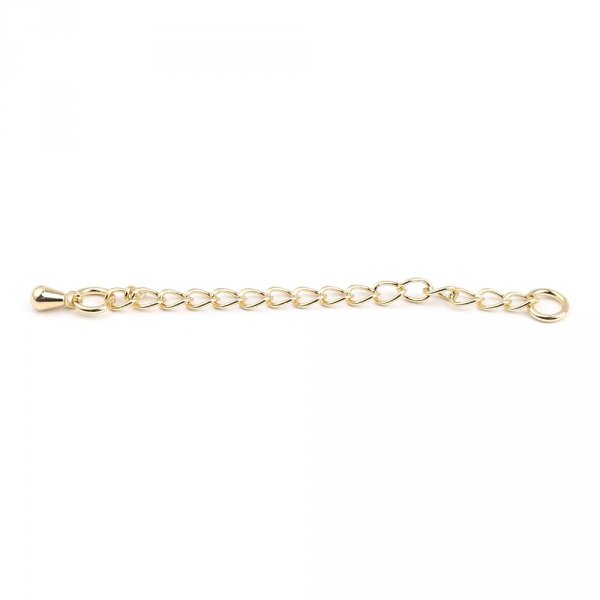 Guldbelagt kobber armb&aring;nd halsk&aelig;de forl&aelig;ngelse k&aelig;de