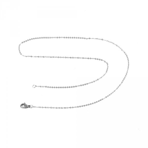 Halsb&aring;nd N&deg;06-00 i rustfrit st&aring;l, 46 cm langt