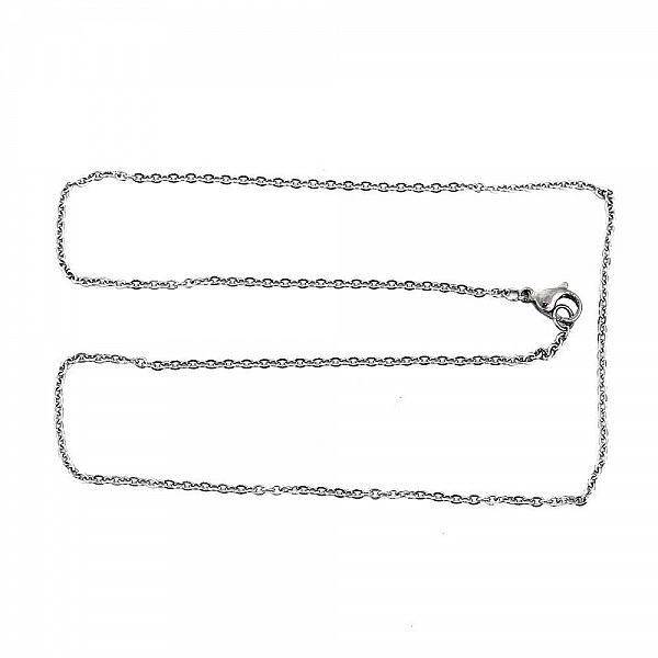 Halsb&aring;nd N&deg;06-01 i rustfrit st&aring;l, 45,5 cm
