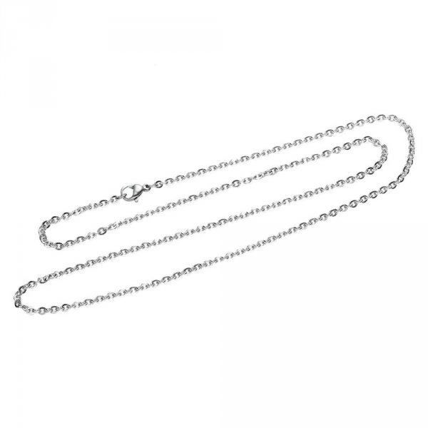 Halsb&aring;nd N&deg;06-03 i rustfrit st&aring;l, 50 cm langt