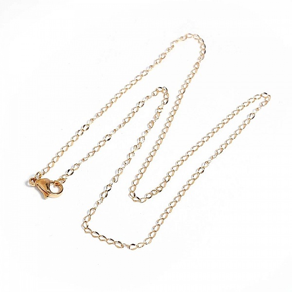 Halsk&aelig;de N&deg;07 i rustfrit st&aring;l, 45 cm (18")