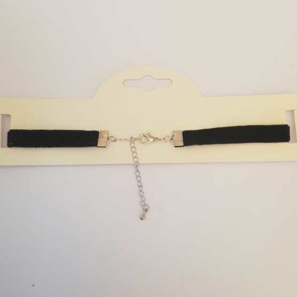 Collier Ras De Cou Velours Noir N&deg;01