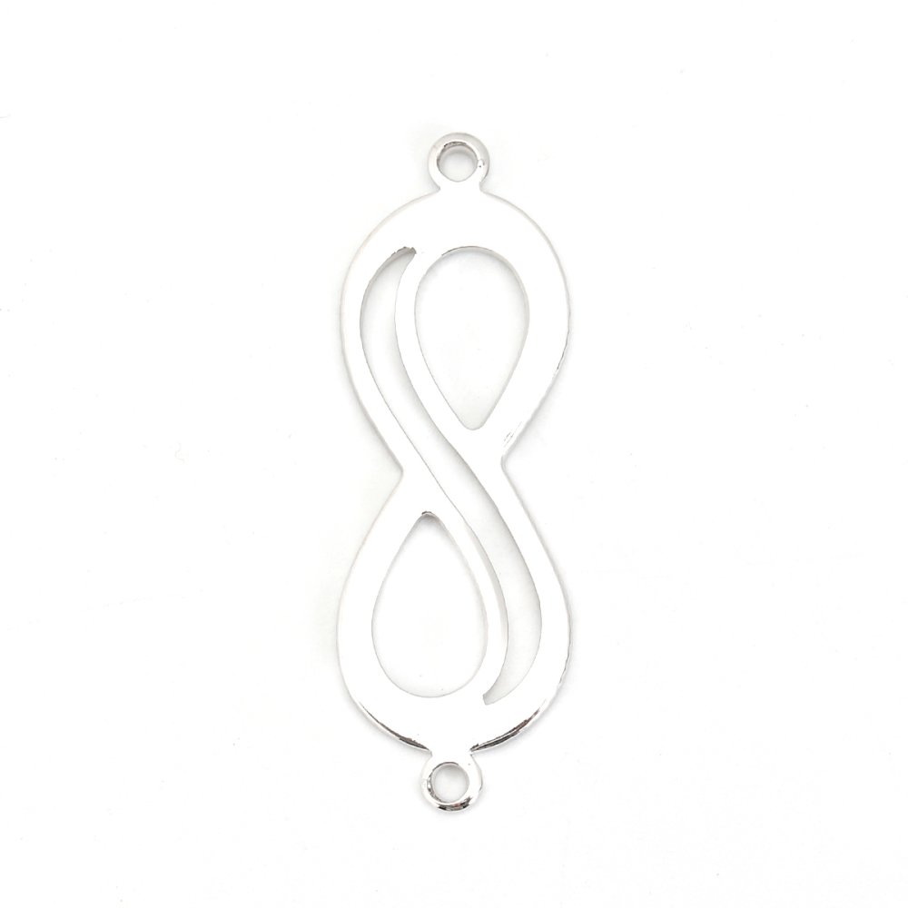 Connector "Infinity" symbol 18k platin kobber