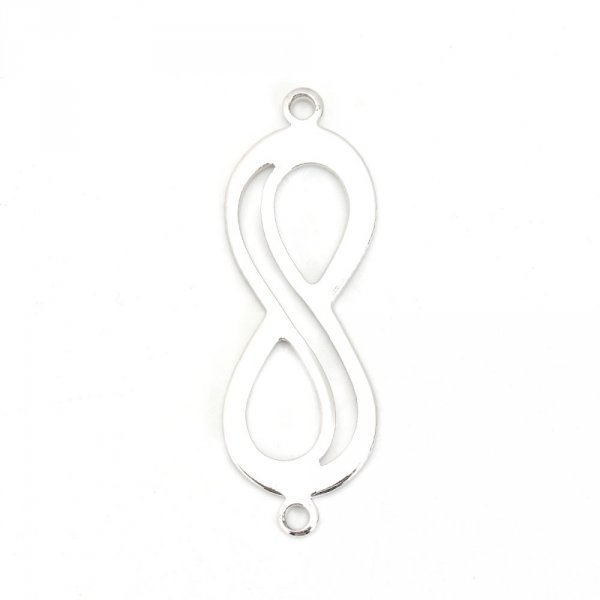 Connector "Infinity" symbol 18k platin kobber