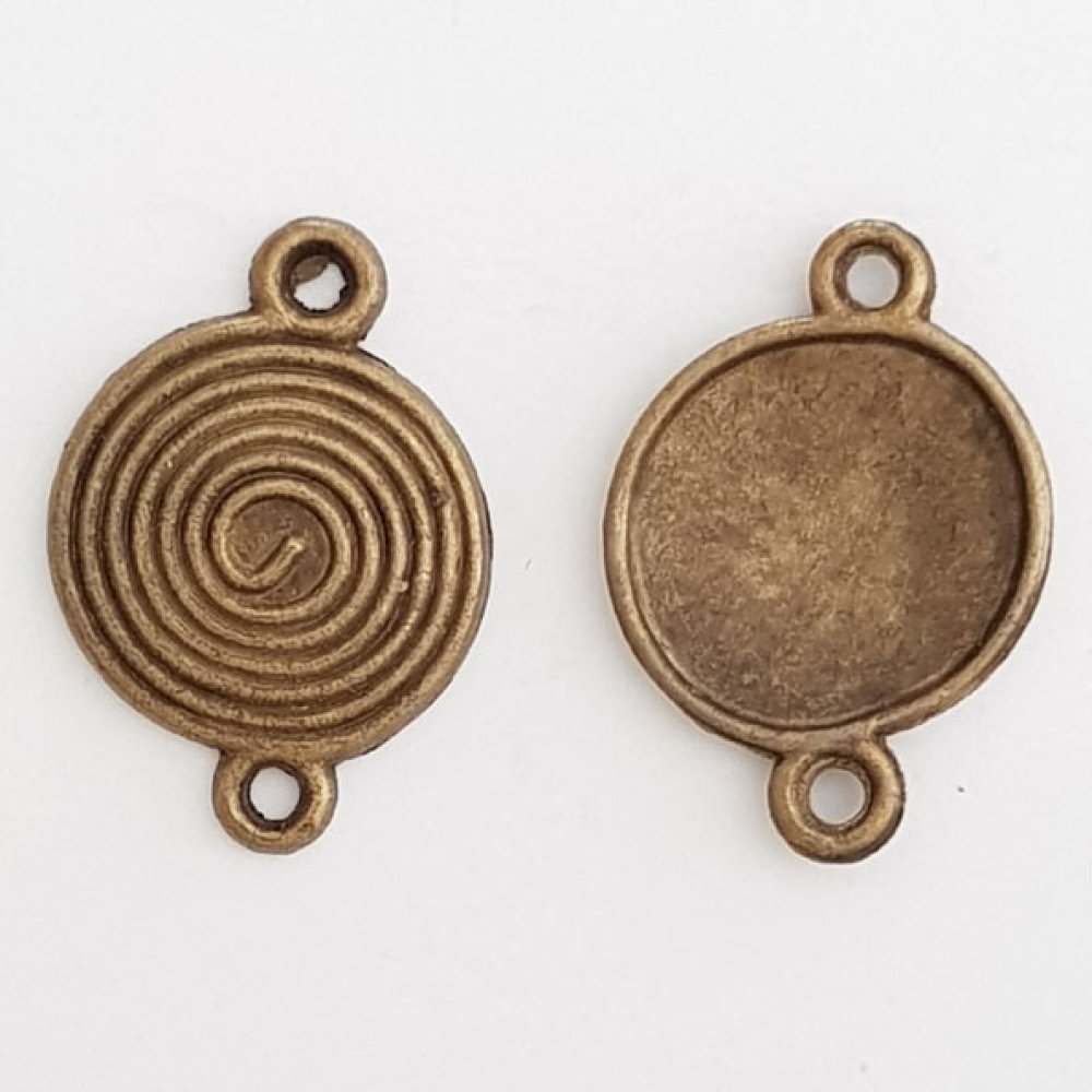 Rund spiralforbindelse N°01 Bronze