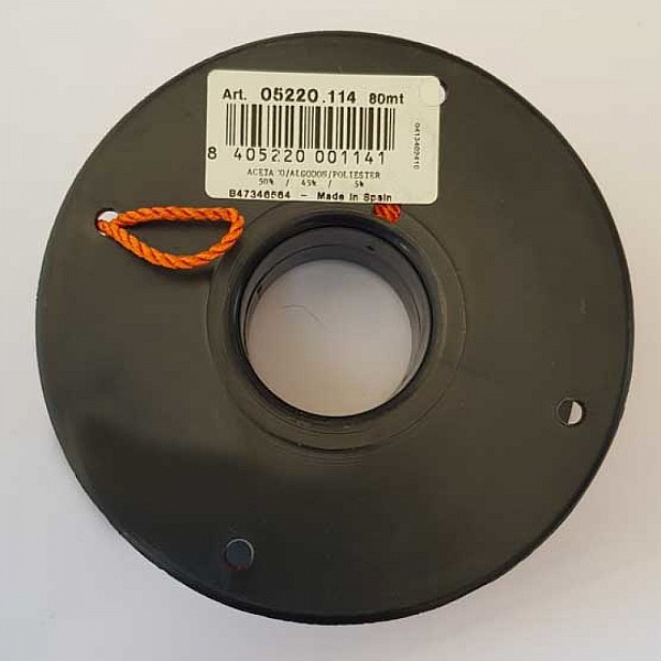 Cordon Rond Tress&eacute; 2 mm Orange N&deg;04